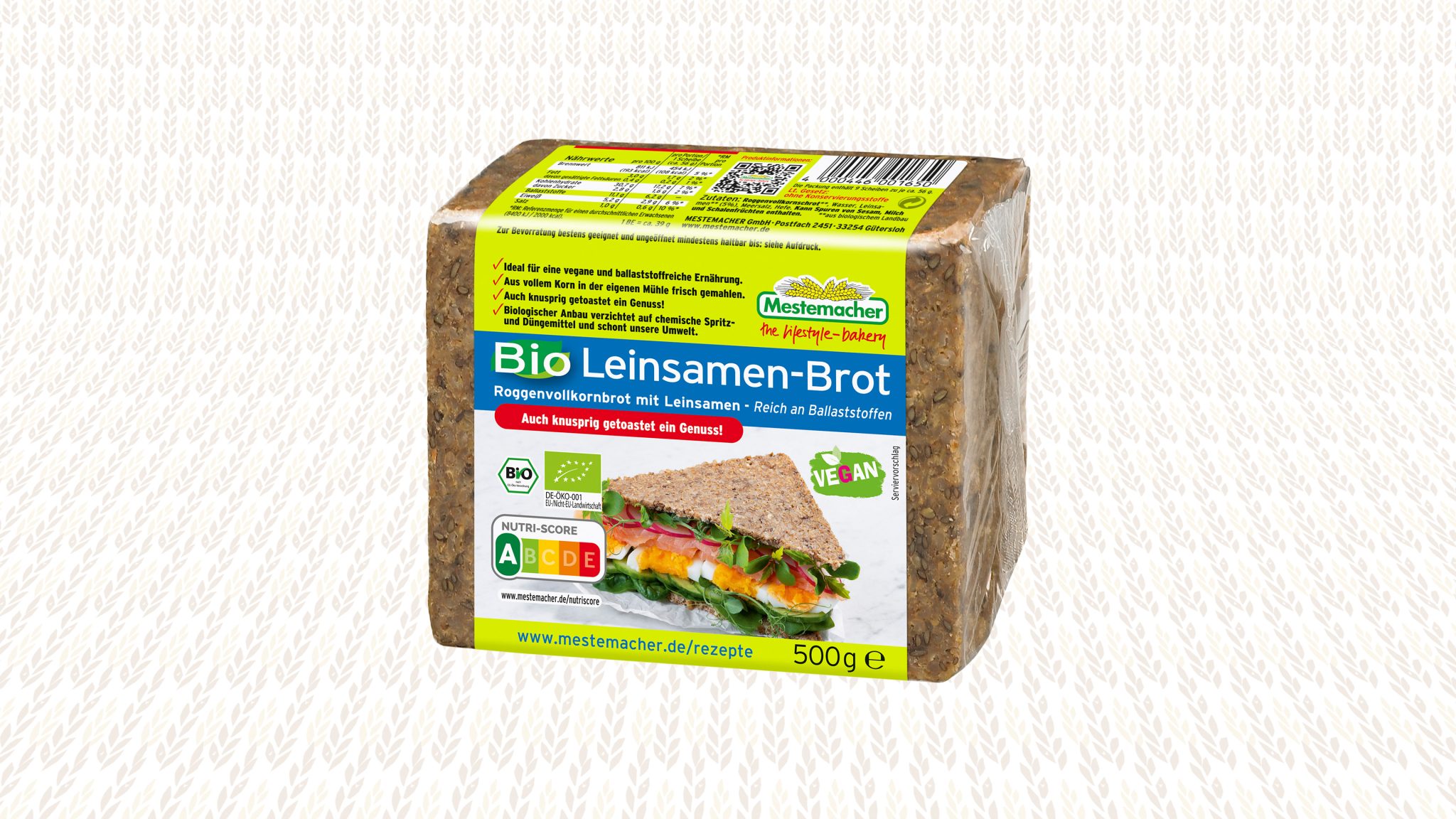 Mestemacher Bio Leinsamen Brot Mestemacher De