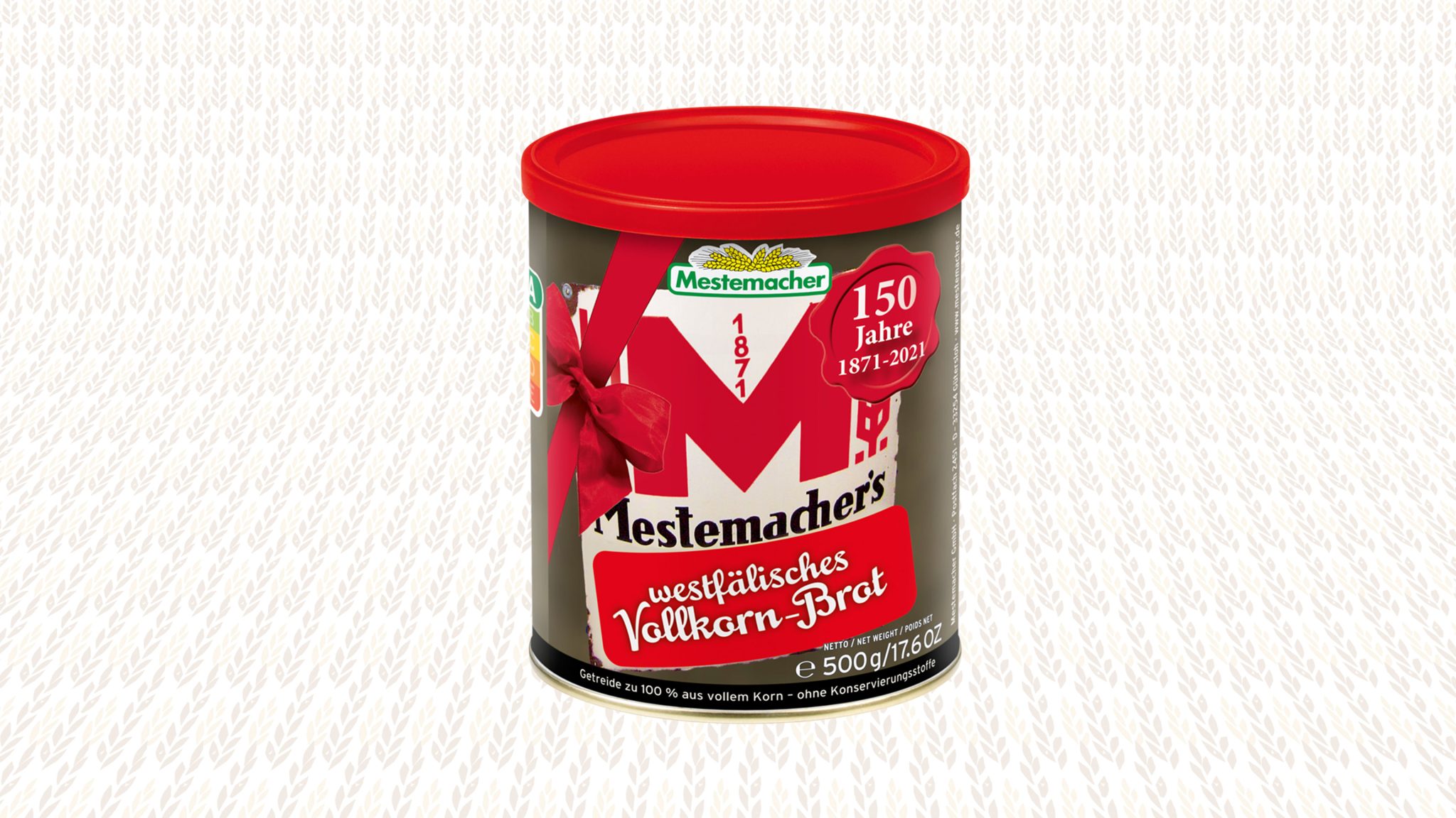 Mestemacher Retro Design Brotdose WESTFÄLISCHES Vollkornbrot